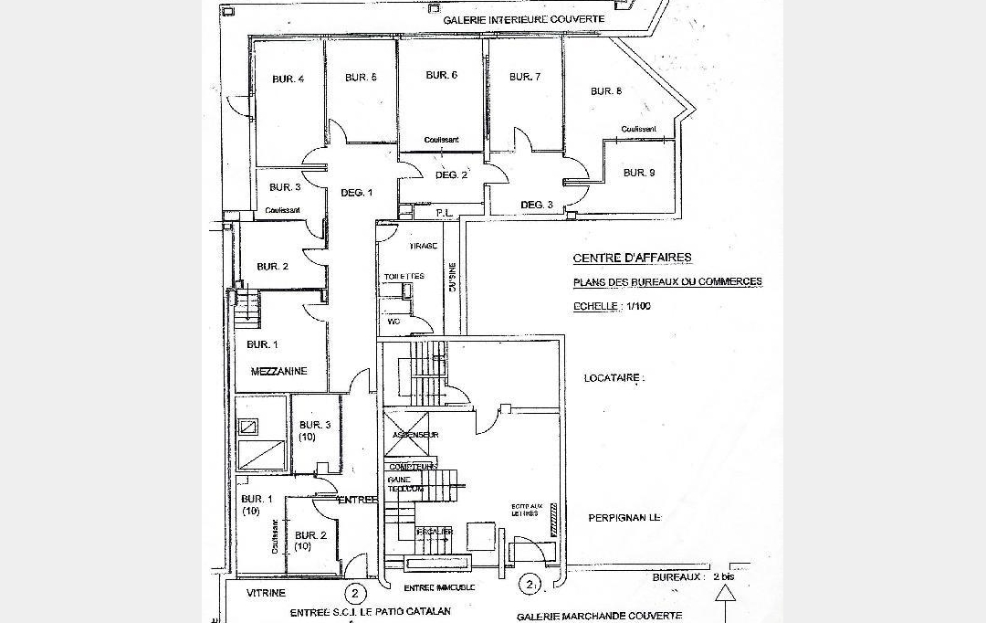 M.T.I. : Local / Bureau | PERPIGNAN (66000) | 174 m2 | 145 000 € 