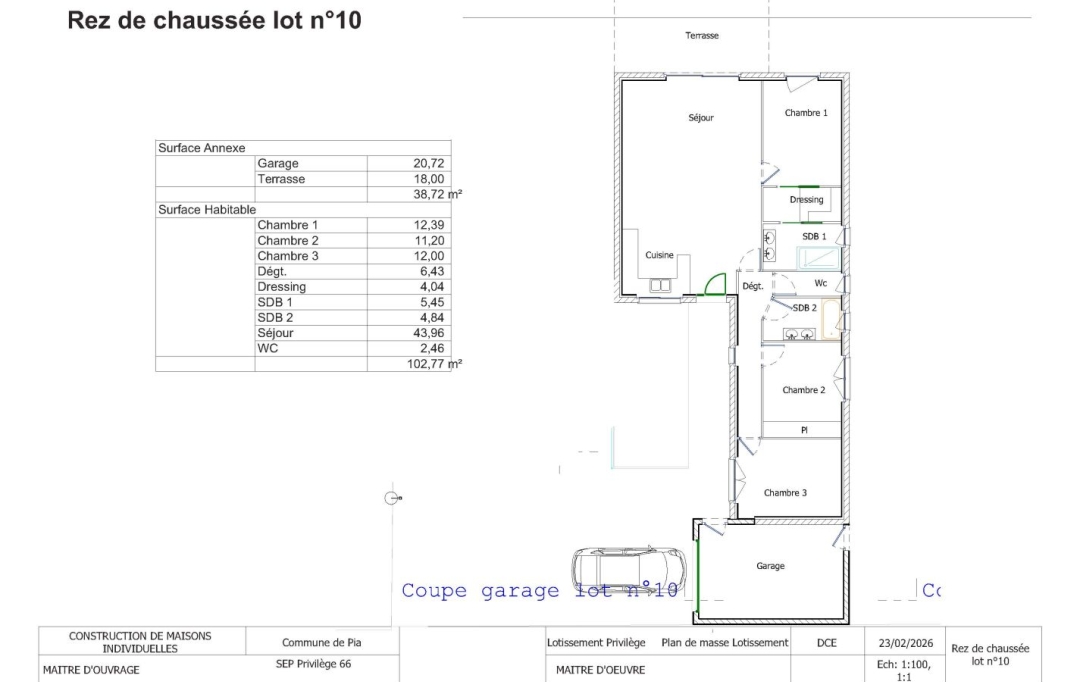 M.T.I. : Maison / Villa | PIA (66380) | 103 m2 | 339 000 &euro; 